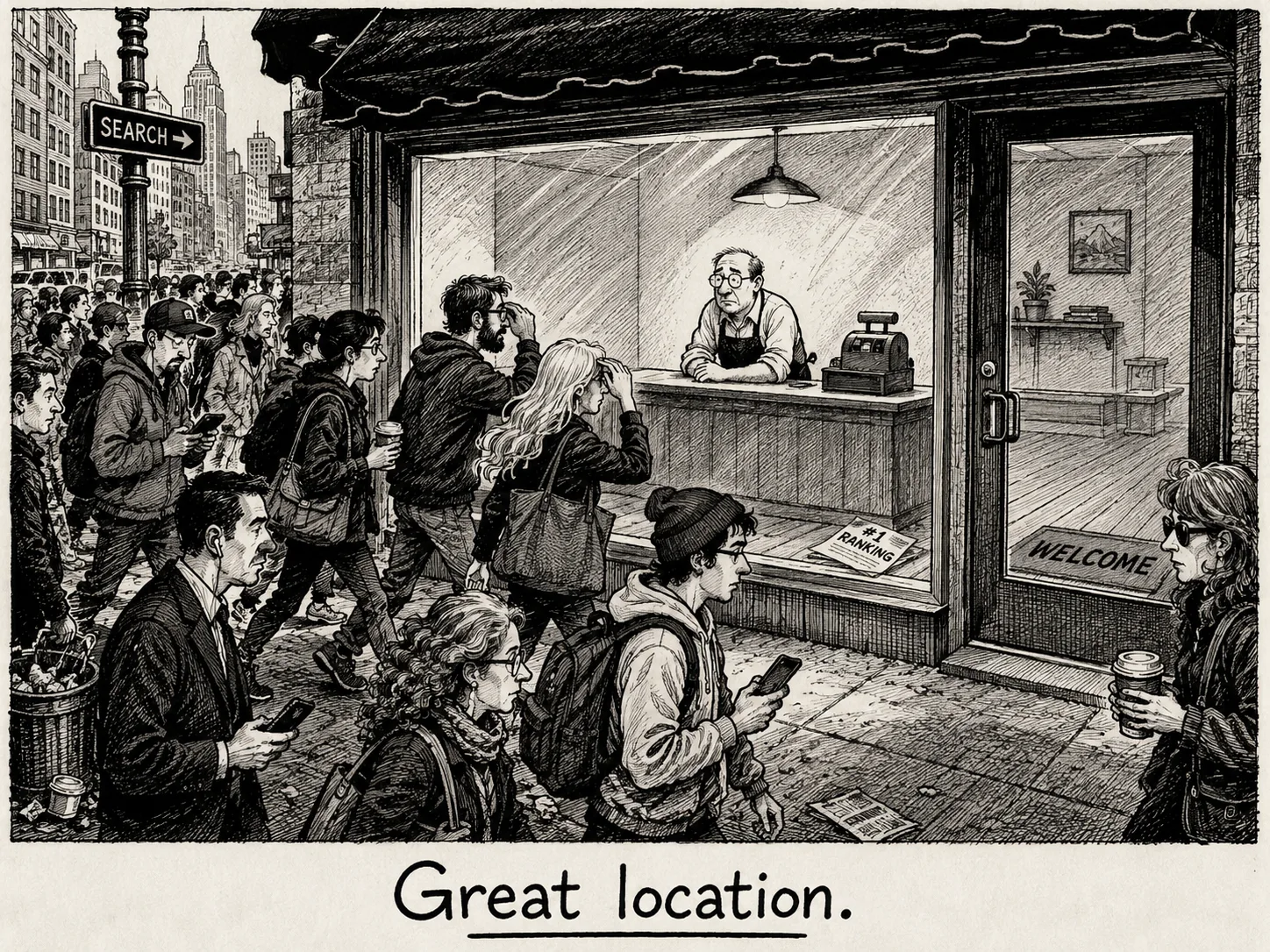 Search Great Location Storefront