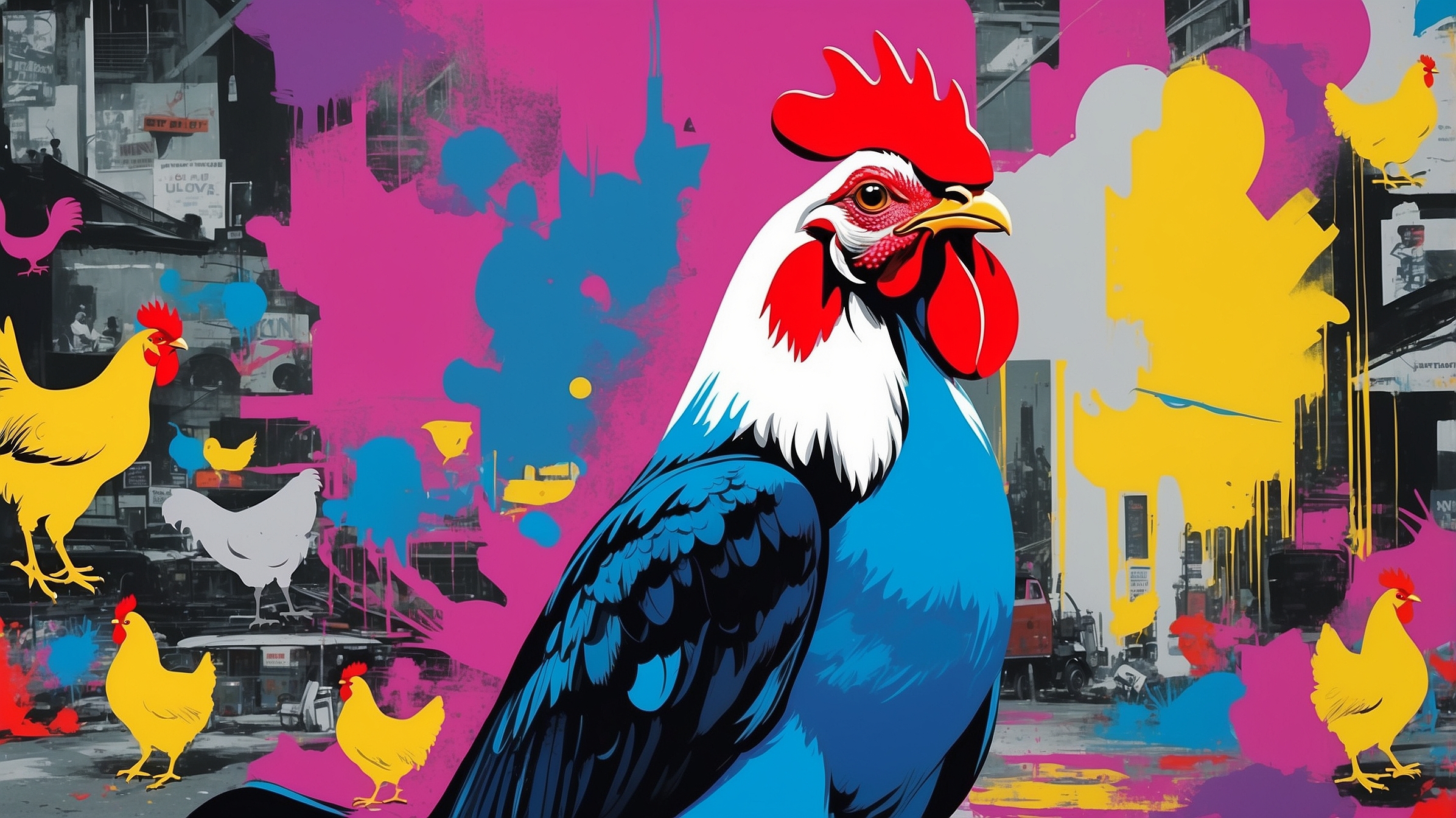 I Am the Rooster illustration